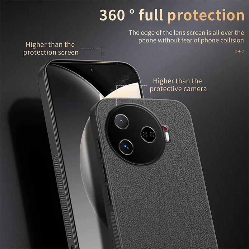 Luxury Business Leather Soft Frame Magnetic Cover For Infinix Tecno Camon 30 Pro Camon30Pro 5G Phone Cases Capa