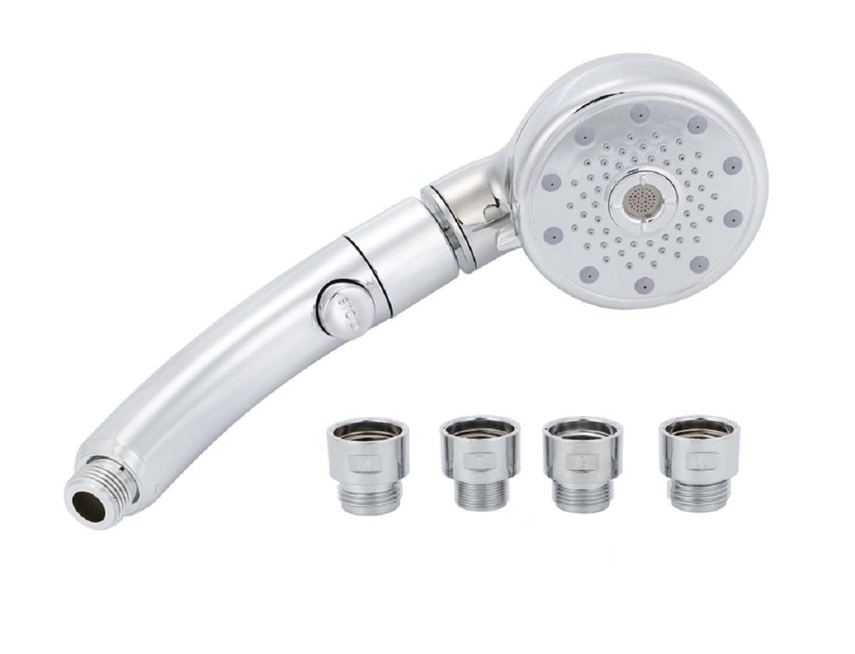

Bubble Shower High Water Chlorine Moisturizing Pore Skincare Beauty Easy Made in 5 Water Stop Suitable for Sensitive Perfect Silver Micro-Nano Head,