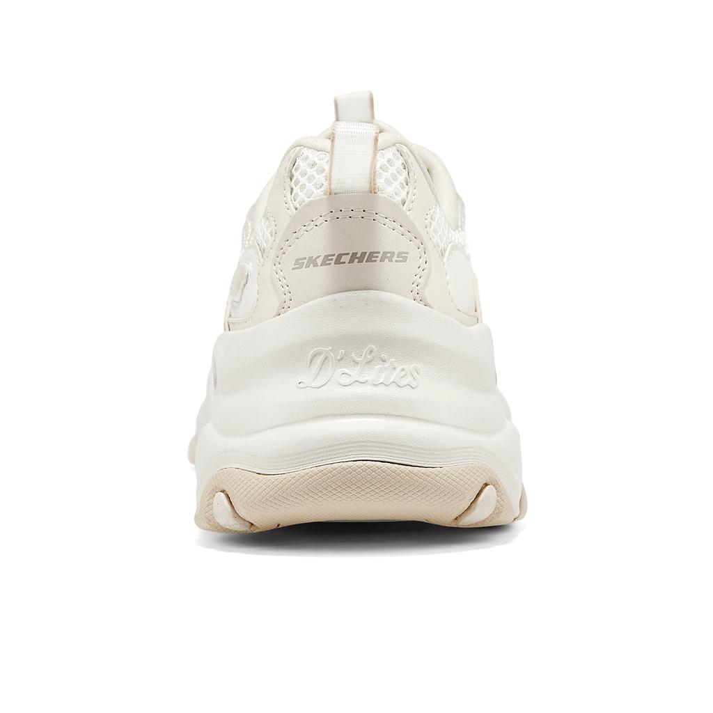 Skechers DLites 5.0 Panda Shoes Fifth Generation Trendy Sports Comfortable Thick Sole Fashion Casual Low Top Dad Shoes Women Sneaker Beige 150525-OFWT