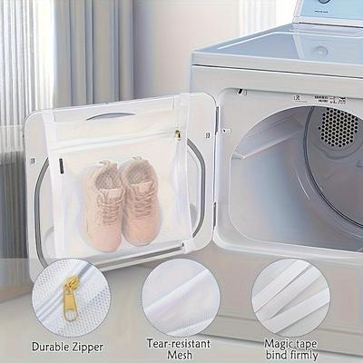1 Piece Sneaker Drying Bag, Smart Design Drying Bag, Drying Bag with Elastic Belt, Reusable Shoes(15,7 X 15,7 Inches)