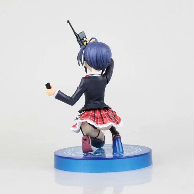 New Rikka Takanashi Kneeling Figure Love Chunibyo And Other Delusions Eye Lord Swap Face Anime Gk Statue Collectible Desk