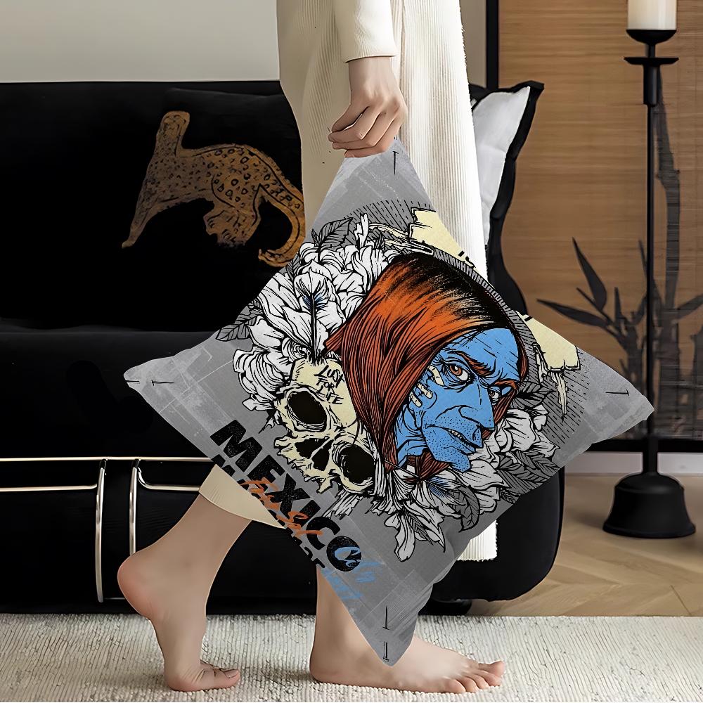 L-Iggy P-Pop Band Cushion Cover Pillow Cover Decor Pillowcase Printed Cushion Case for Couch