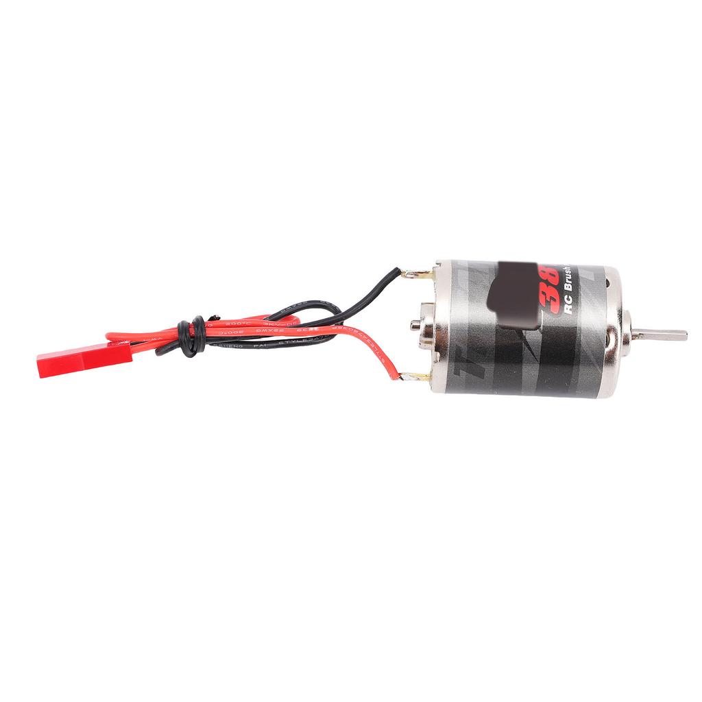 Brushed RC Motor Replacement for Traxxas 7075 High Torsion 38T Stainless Steel DC Electric Brushed Motor with Heat Sink