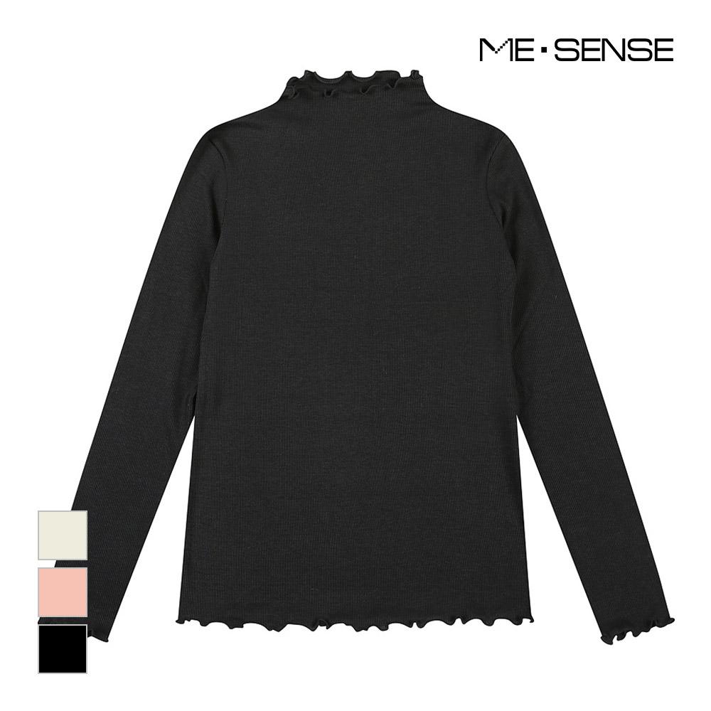 MESENSE Wavy Neck Slim T-Shirt_Mb3Ztsp208Z