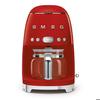 SMEG 10-cup Filter Coffee Maker 1050W Red 50s Year DCF02RDEU