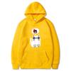 Autumn Winter Solid Color Anime Cat Classic Hoodie Men's Daily Casual Harajuku Hoodie Street Wear Warm Hoodie