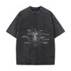 Camisetas Urbanas Oversize Vintage con Estampado de Agujero Negro, Física, Universo, Astronomía, Ciencia, para Citas en Cafeterías