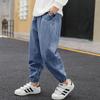 Schwarze lange Jungenjeans für Frühling/Herbst 2024 - Mittlere & Große Größen