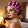 Touca Modeladora de Cabelo Sem Calor para Mulheres, Modelador de Cabelo para Dormir Durante a Noite, Chapéu Roller Respirável para Cachos de Cabelo Médio e Longo