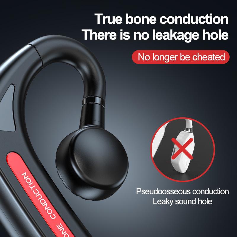 New 618 Bluetooth Bone Conduction Ear-Hanging Headset - Business & Sports Stereo