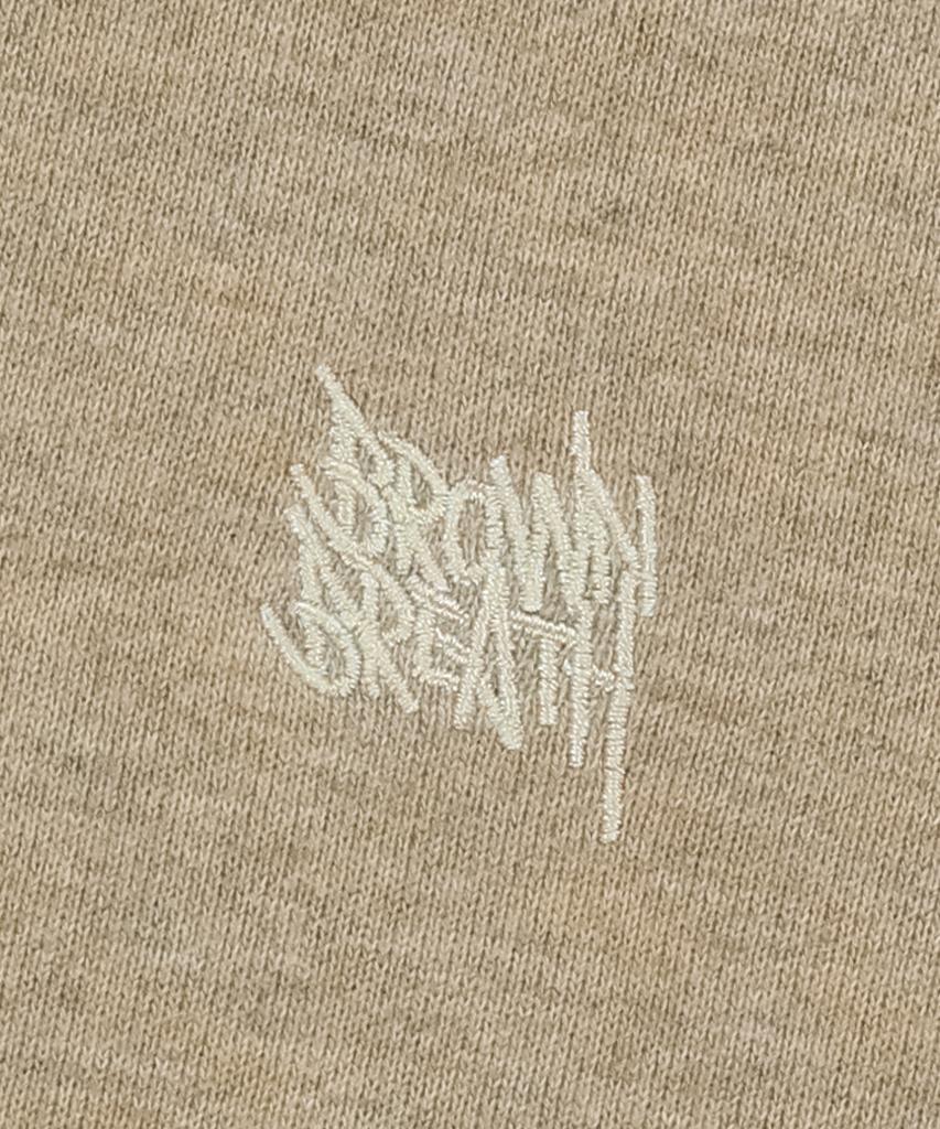 Tag Hoodie - Melange Beige