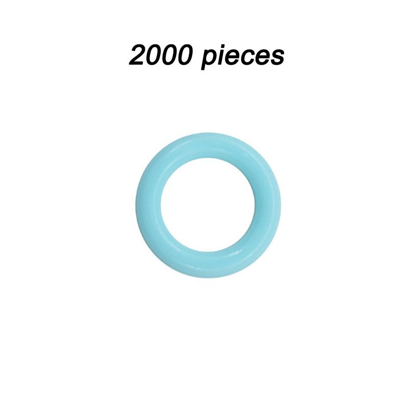 2000 Plastic Knitting Mark Ring Needle Ring Mark Crochet Craft Tool Knitting Mark Ring for Crochet