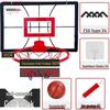 Punch-Free Foldable Basketball and Volleyball Hoop for Kids - Indoor/Outdoor Wall-Mounted Dunk Board