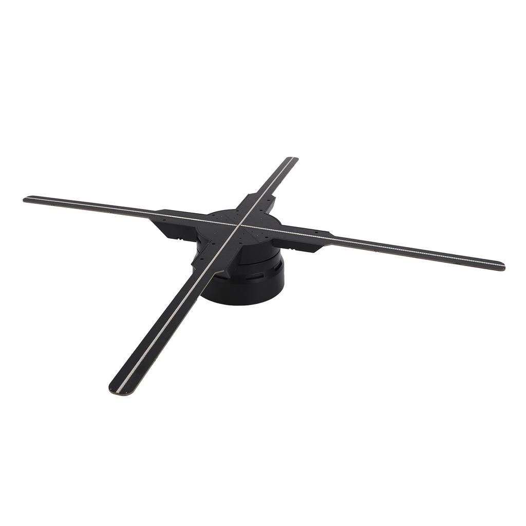 18.11 Inch 3D Hologram Fan 4 Blades 1600x510 High Resolution 510 Leds Wifi Connection Holographic Advertising Machine