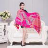 Fashion Scarves Peacock Wrap Scarf Tassel Jacquard Shawl Scarf Lady High Quality Wrap Shawl Pashmina Stole Bufandas Muslim