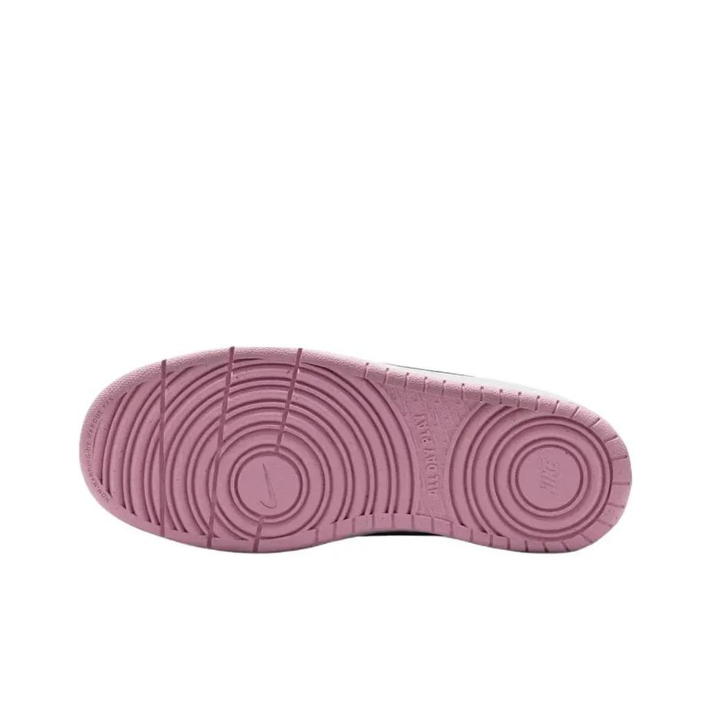 Nike Court Borough Cat Paw Print Slip Resistant Abrasion Resistant Low Top Skateboard Shoes Unisex Pink White DV5456-604(Team724-)