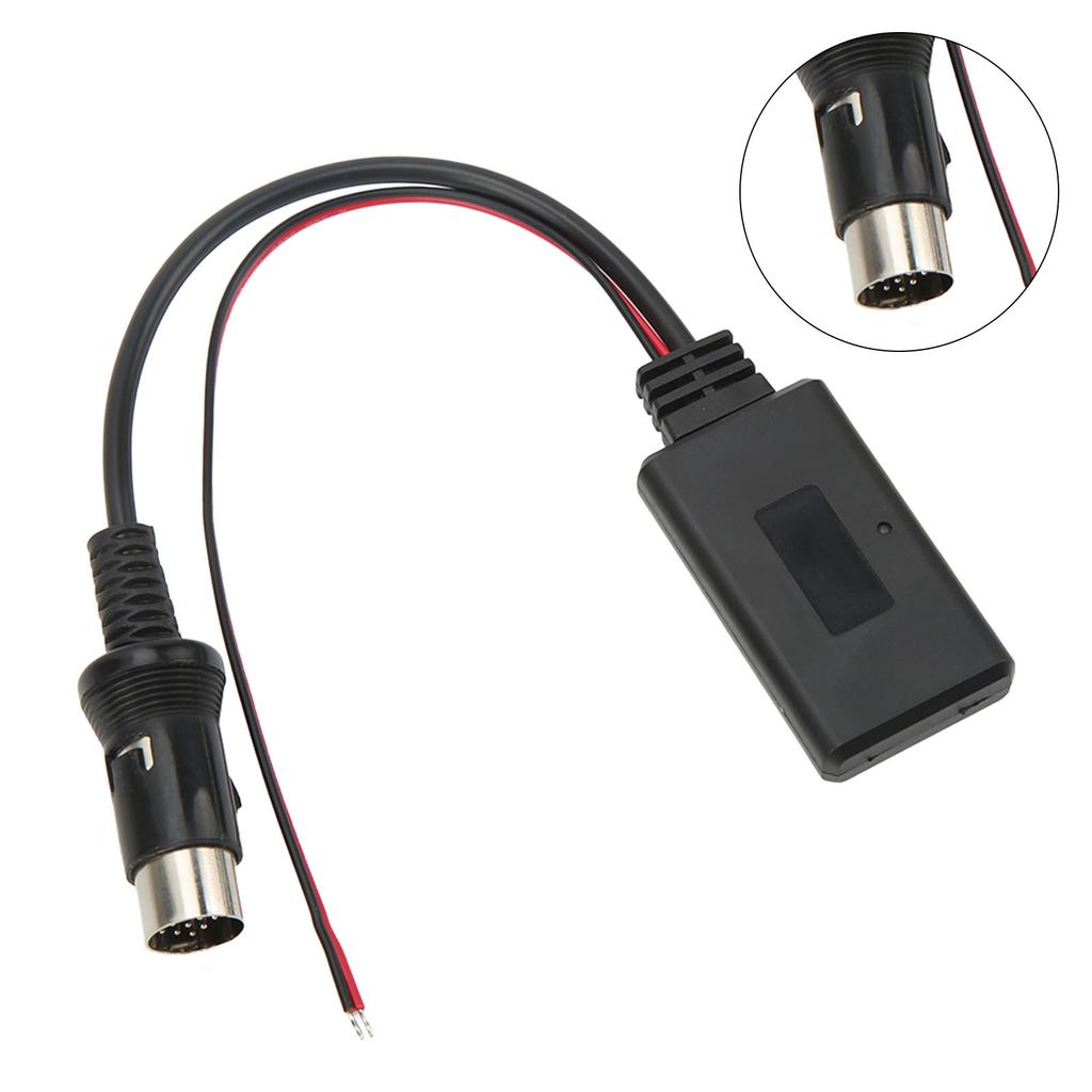 Car Audio Wireless AUX Adapter Bluetooth 5.0 Clear Sound Quality for Kenwood 13pin Port