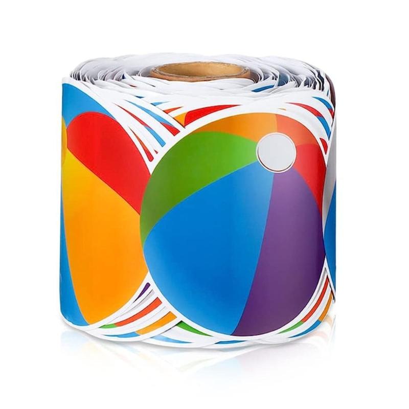 Colorful Beach Balls Border Trim Bulletin Board Border Trim 16ft-69ft for Notice Board Chalkboard Classroom Decoration
