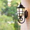 Sconce Lamp Waterproof Garden Decoration Outdoor Vintage Porch Lamp Black European Style Retro Outdoor Wall Light Garden