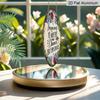 2D Flat, 1pc Round Aluminum Hanging Sign - "Happiness Is Not By Chance But By Choice" Inspirational Quote Metal Wall Art, Vintage Floral Watercolor
