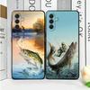 Hunting Fishing Man Soft Phone Case for Samsung A17 A37 A57 A16 A26 A36 A56 A15 A25 A35 A55 A14 A24 A34 A54 A13 A23 A33 A53 A52