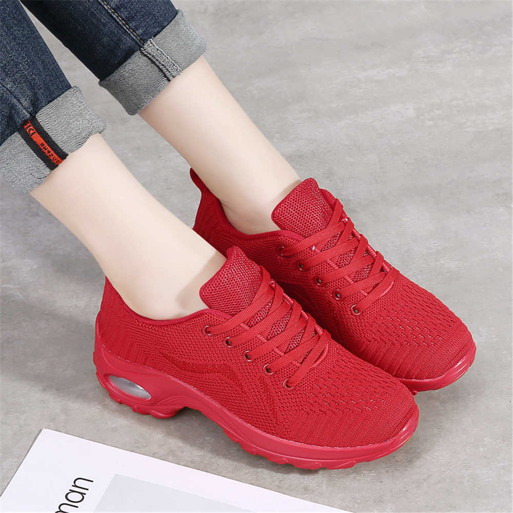Fashion Playform Cushion Red Flats Woven Women's Sneakers Shoes Luxury Original Shoes Sport Lofer Sho Best Lofer School Small Price