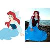 Atemberaubendes Arielle Meerjungfrau Kleid Cosplay Kostüme für Frauen Perfekt für Partys