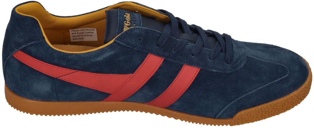 Gola Harrier Suede Sneakers (CMA192) Gola Harrier Suede (CMA192) Navy/red/sun