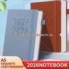 2026-2028 English Agenda Planner: Thickened Weekly & Monthly Calendar Book