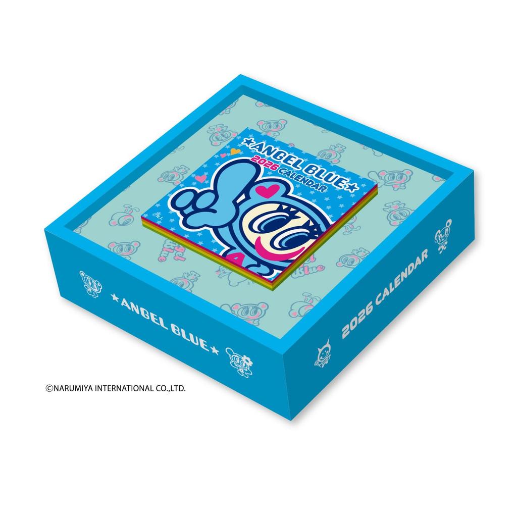 New Japan Calendar 2026 Daily Angel NK4450 Calendar, Blue,