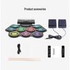 Portable Electronic Hand Roll Drum Kit for Beginners and Children - Foldable Jazz Drum Set