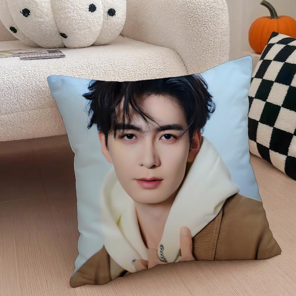 Fashion FAN Gifts Modern Elegant YYu Shi Yosh Cushion Cover Linen Pillow Case Soft Breathable Protective Couch Room Decoration