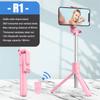 Cell Phone Selfie Stick Tripod Bluetooth Remote Wireless Selfi Stick Phone Holder Stand With Beauty Fill Light For Phone