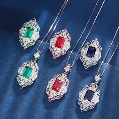 Jewelry Copper Bottom Gold-Plated Simulation Color Treasure Retro Court Style Suit Heroine Stone 8 * 12