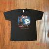 Vtg Styx T Shirt Size L Unisex Of Miracles Rock Band Music Black Y2k Vintage Homme Casual Stretched Streetwear Breathable