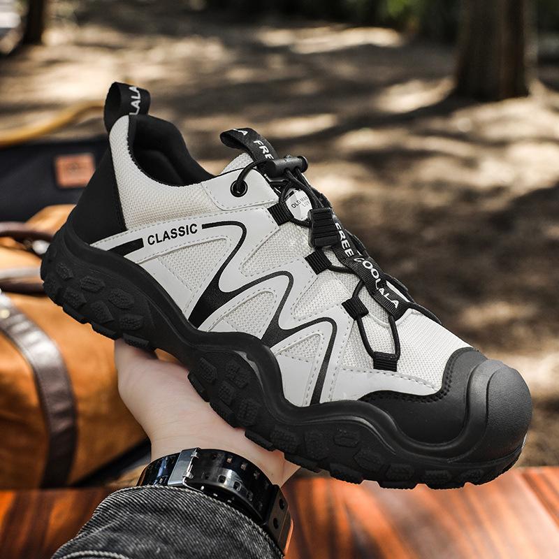 Niche Tide Brand High-end Hiking Shoes Platform Outdoor Hiking Shoes Men's Shoes Breathable Sports Shoes