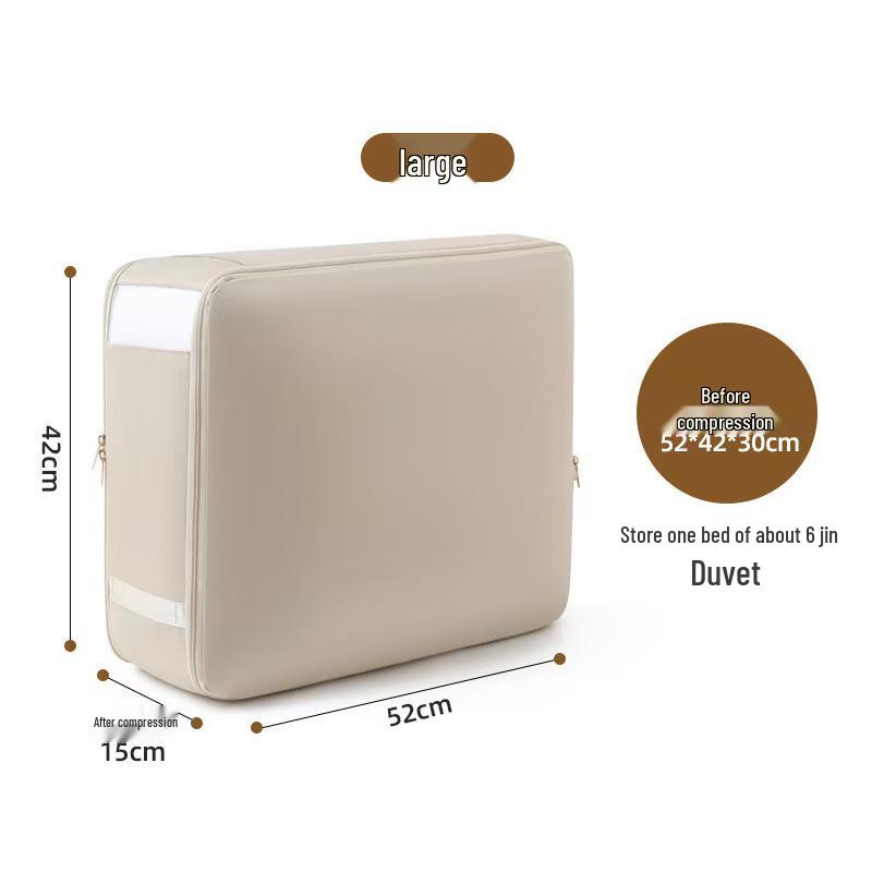 Large Capacity Dustproof Satin Quilt and Jacket Storage Bag