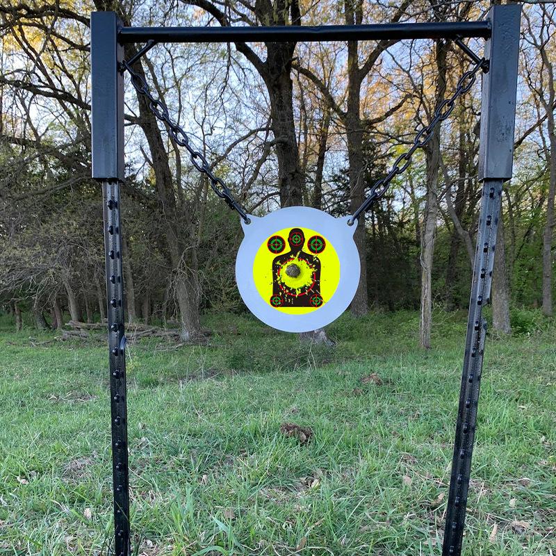 4" Fluorescent Blossom Compound Bow Target Paper for Competition Practice