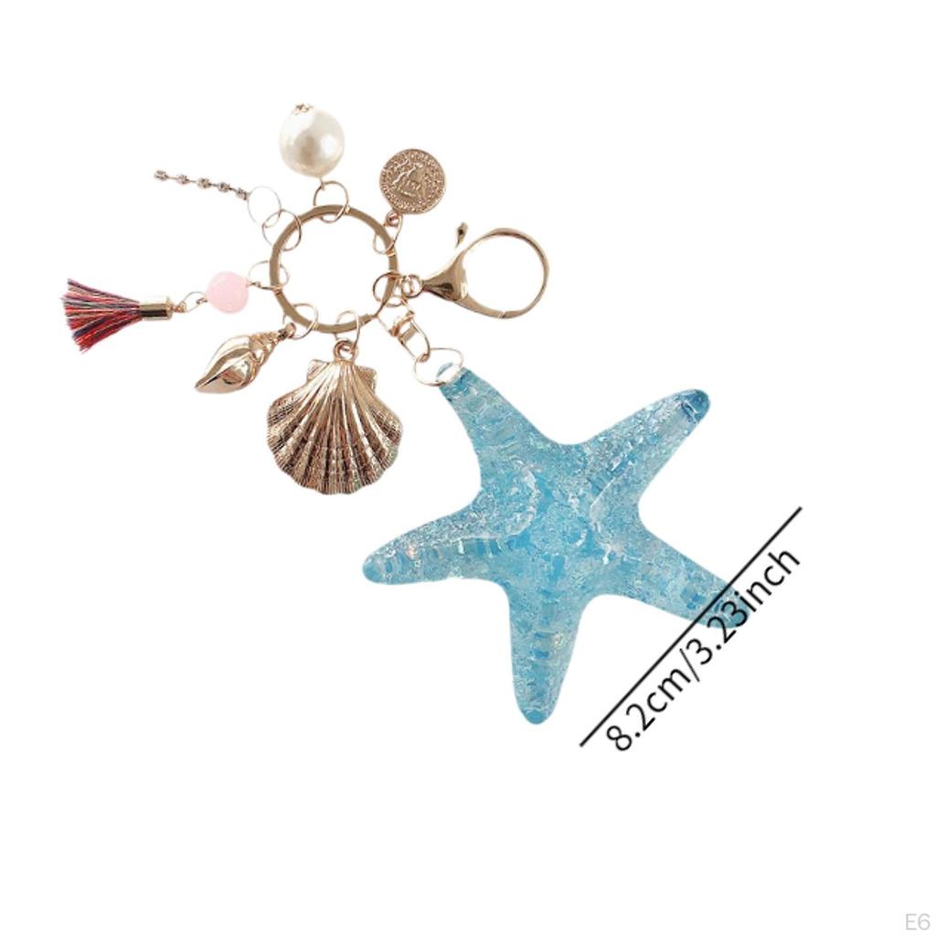 Hvězdice Keychain dárek pro přátele kabelka kouzlo na batoh taška dekorace