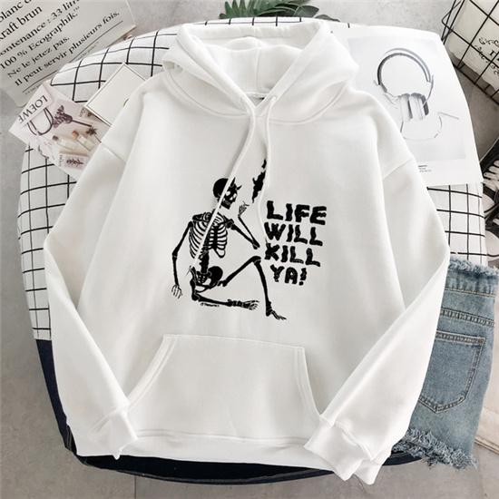 off white skeleton moletom com capuz