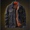 Veste en jean d'hiver pour homme 2018, doublée polaire, chaude et épaissie, coupe slim coréenne, grande taille disponible