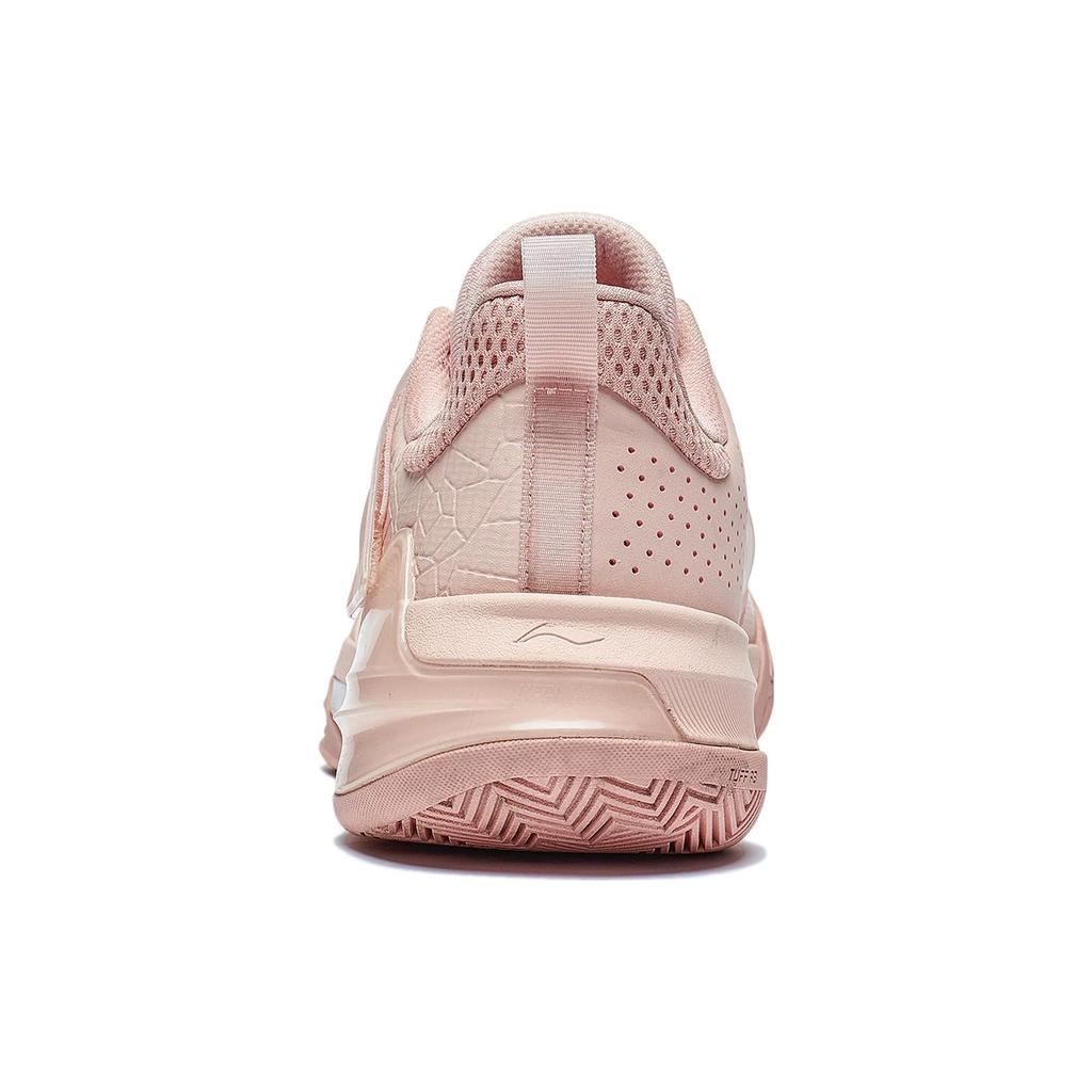 Li Ning Liren3 TEAM Abrasion Resistant Breathable Low top Basketball Shoes Men's Peach Orange Pink ABAS095-9