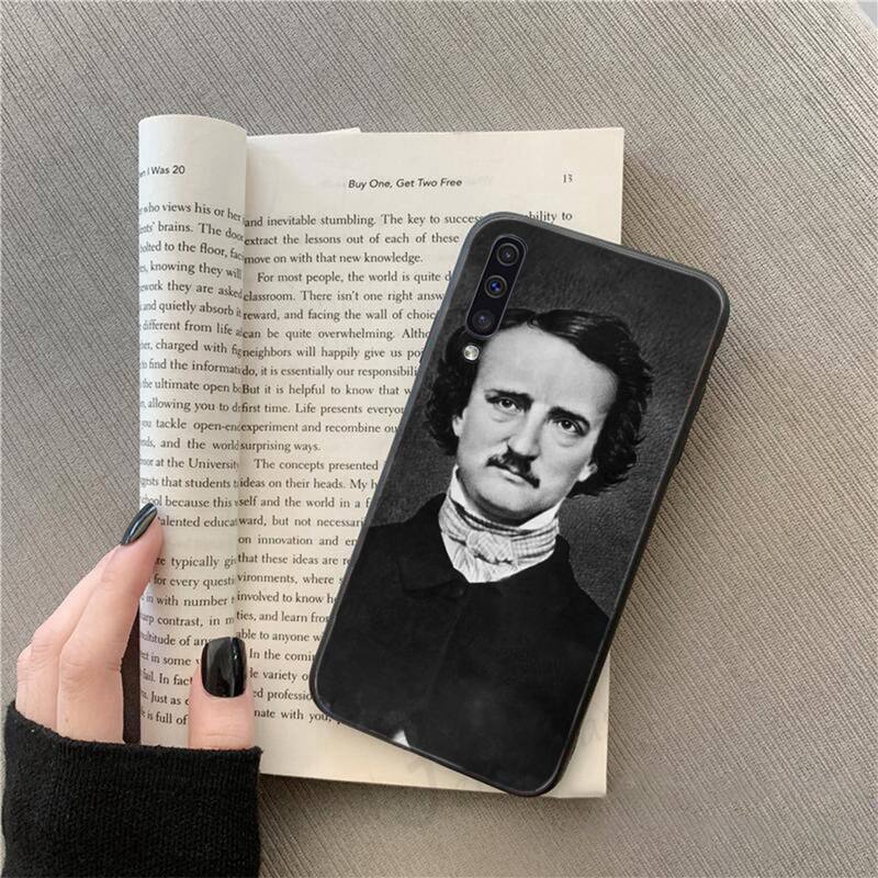 EDGAR ALLAN POE romanopisec Pouzdro na telefon Pro Samsung galaxy A S note 10 7 8 9 20 30 31 40 50 51 70 71 21 s ultra plus