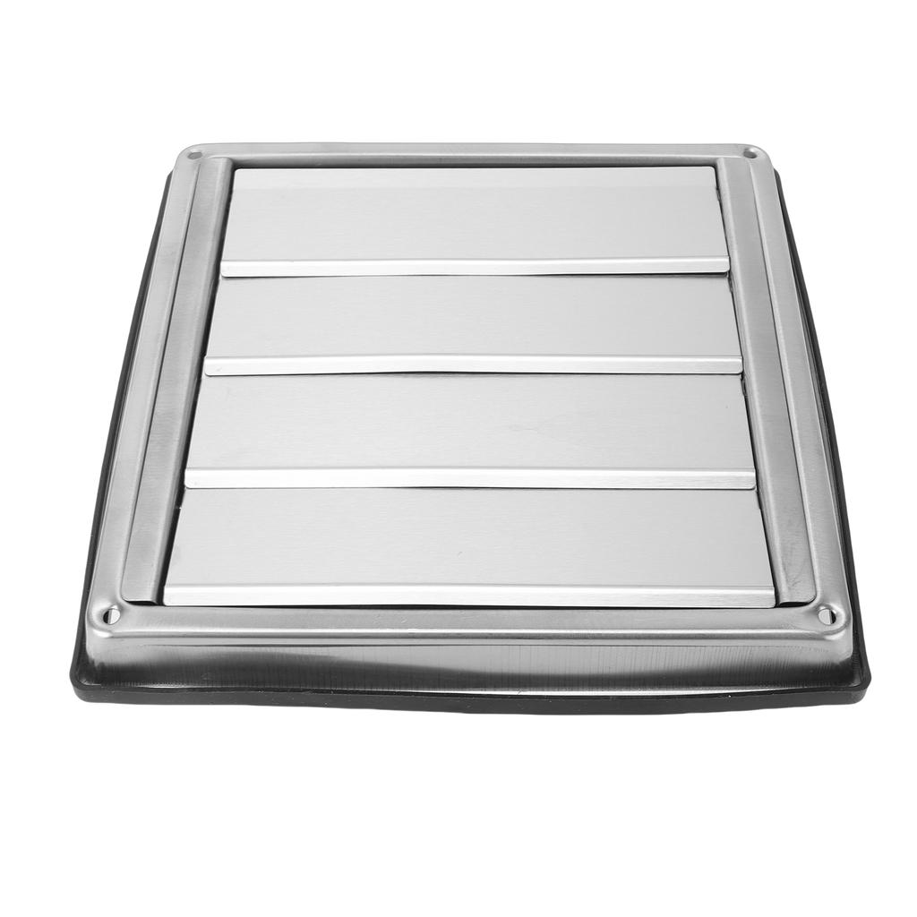 Wall Vent Exhaust Cover 304 Stainless Steel Dryer Hooded Wall Vent Exhaust Hood with Mesh Screen Damper for Dryer Vent Outdoor   Ventilation Include