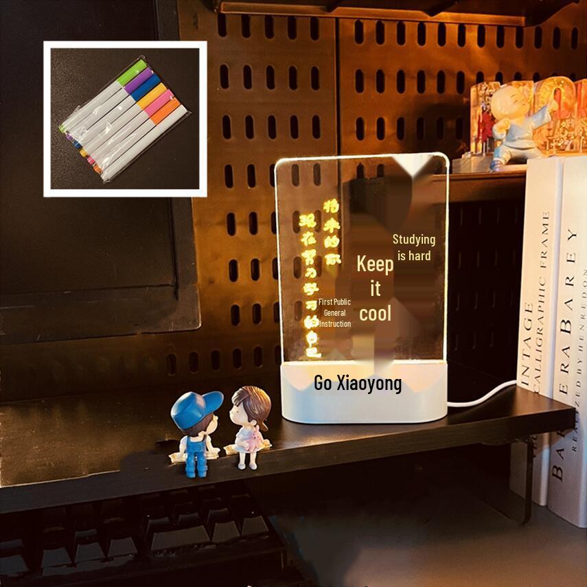 

Illuminated Erasable LED Whiteboard: Perfect for Street Stalls, Night Markets, and More.
