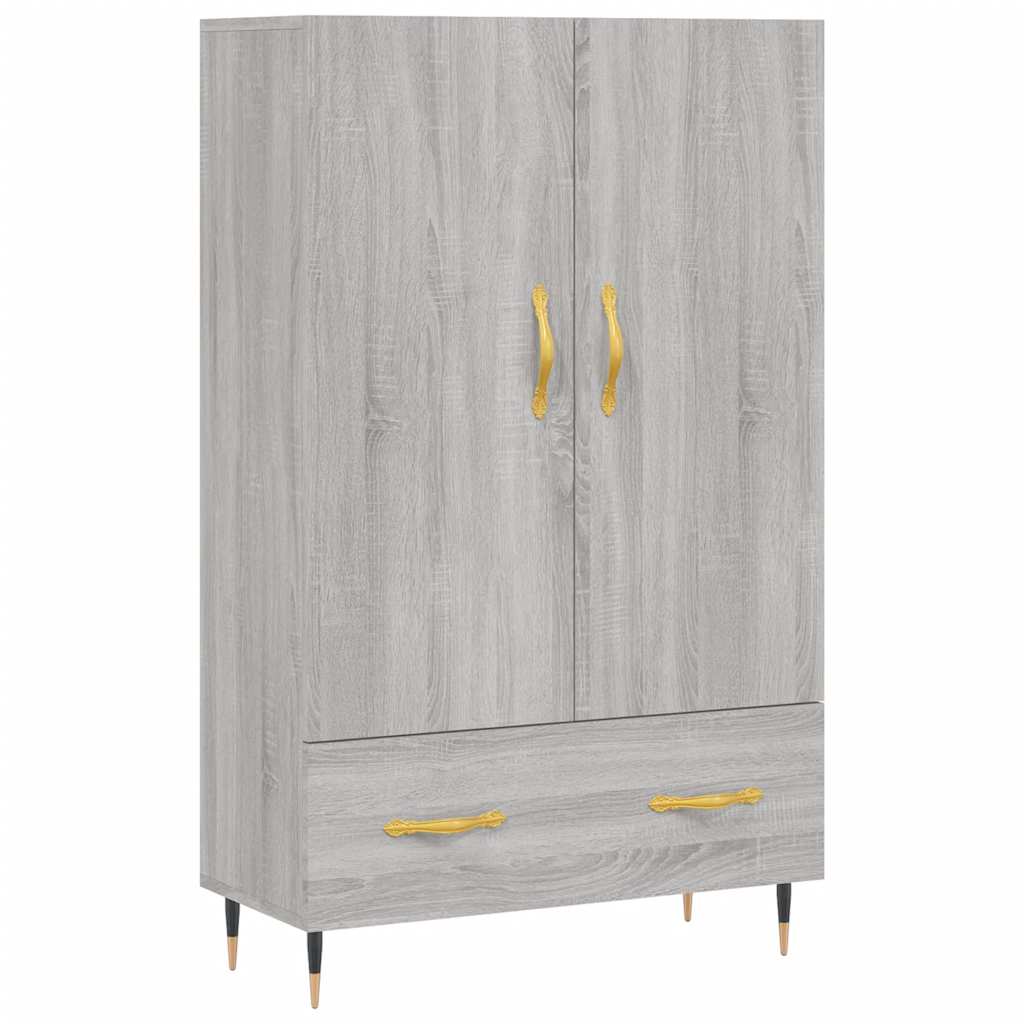 Highboard Grey Sonoma 69.5x31x115 cm Engineered Wood