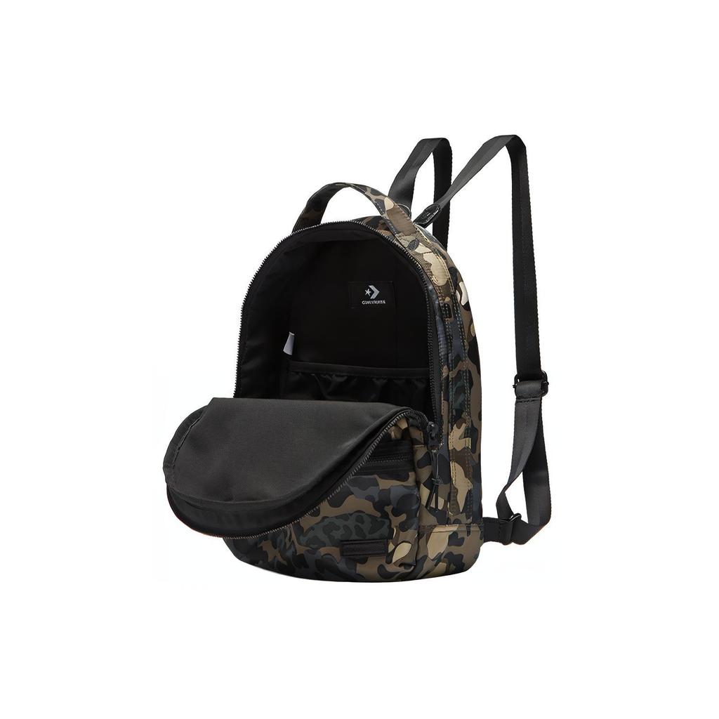 New Converse Polyester Backpack Regular Unisex Camouflage Army Green 10007020-A01