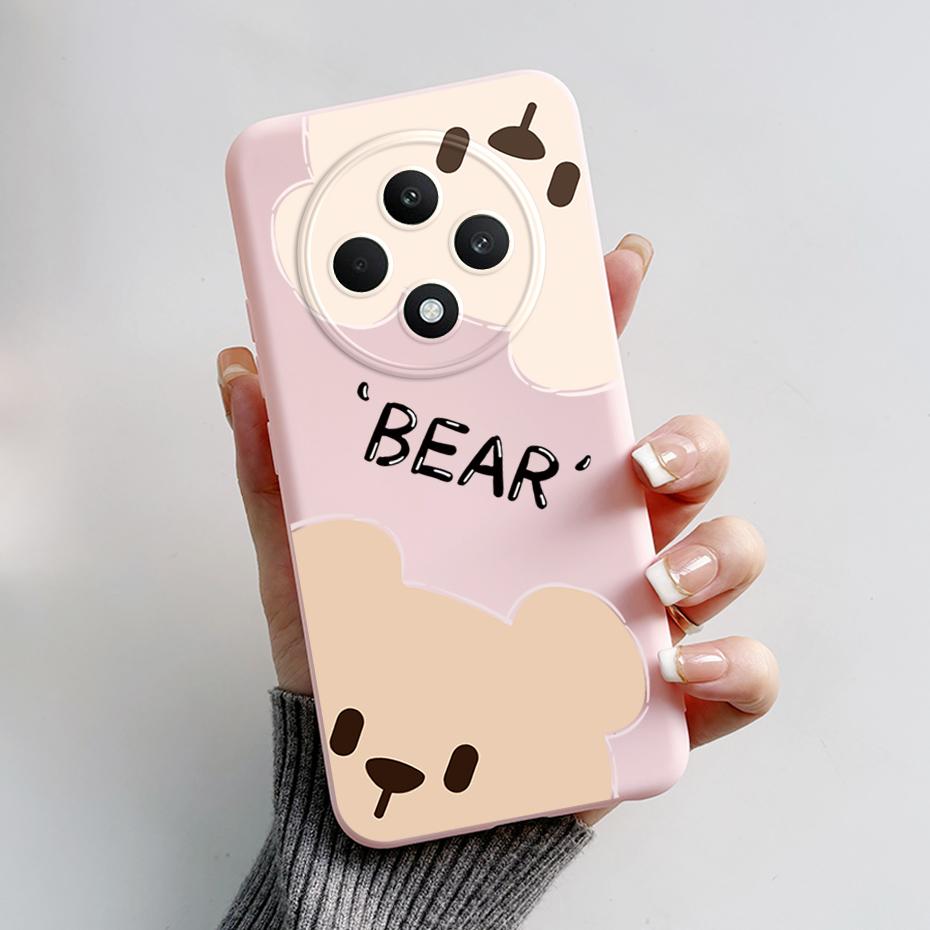 For OPPO Reno 12 FS 5G Case Bear Frog Silicone Soft Phone Cover for Oppo Reno 12 F Cases Reno12 FS Reno12FS 12 F 12F 12FS 4G 5G