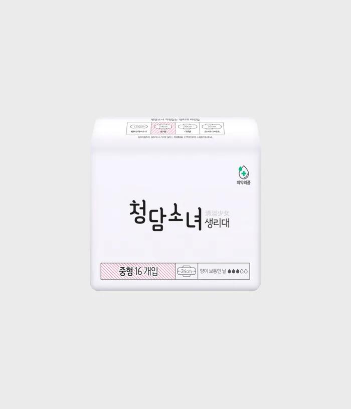 Cheongdam Girl Damenbinde [Mittel 16 Stück]