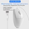 USB-C Wired Optical Mouse for Laptops, Tablets, and PCs